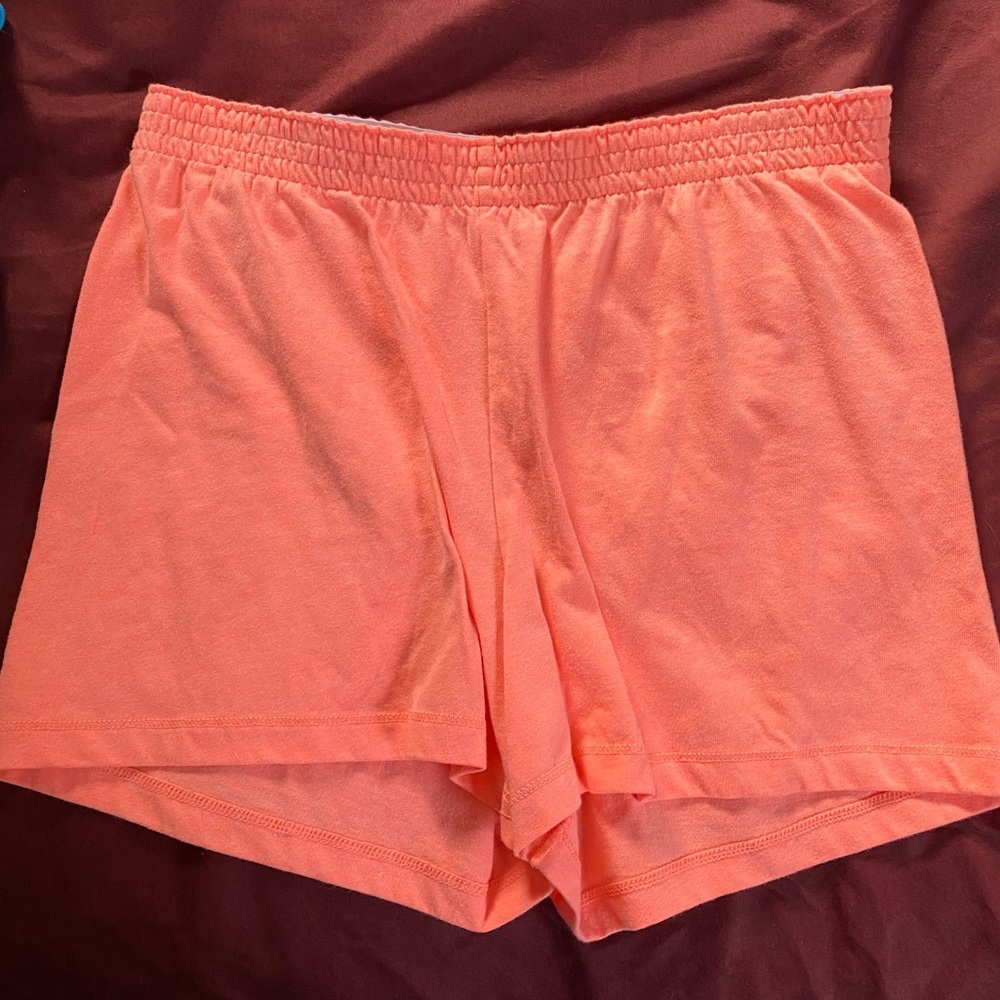 Pink/peach colored kids shorts